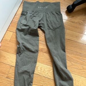 NVGTN Khaki Green Contour Seamless Leggings